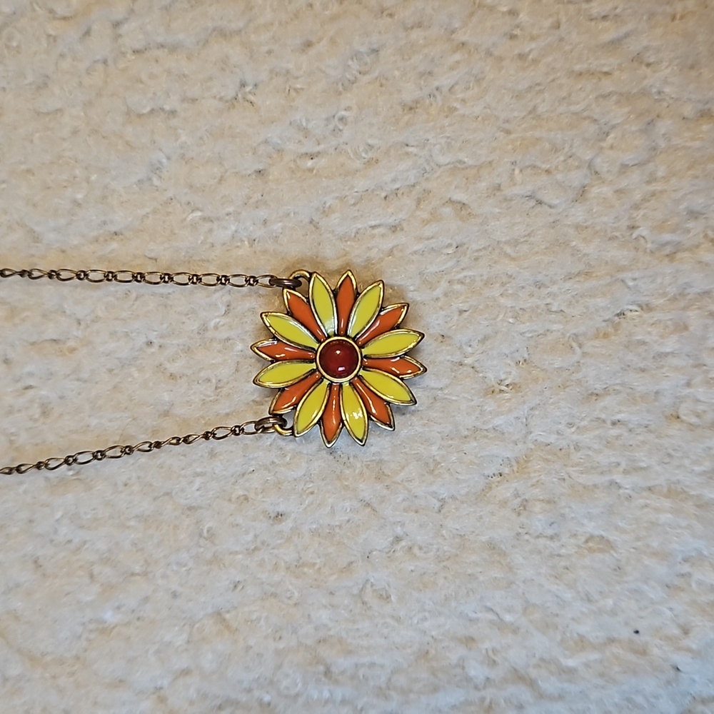 Lucky Brand Flower Necklace